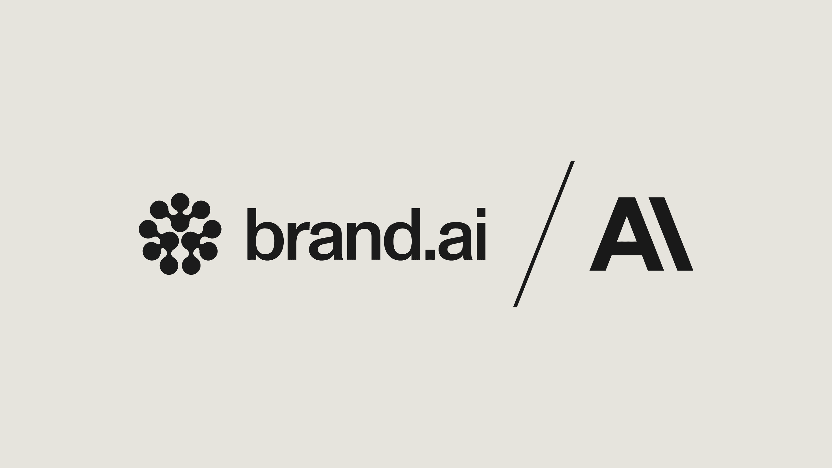Brand.ai + Anthropic logo lockup
