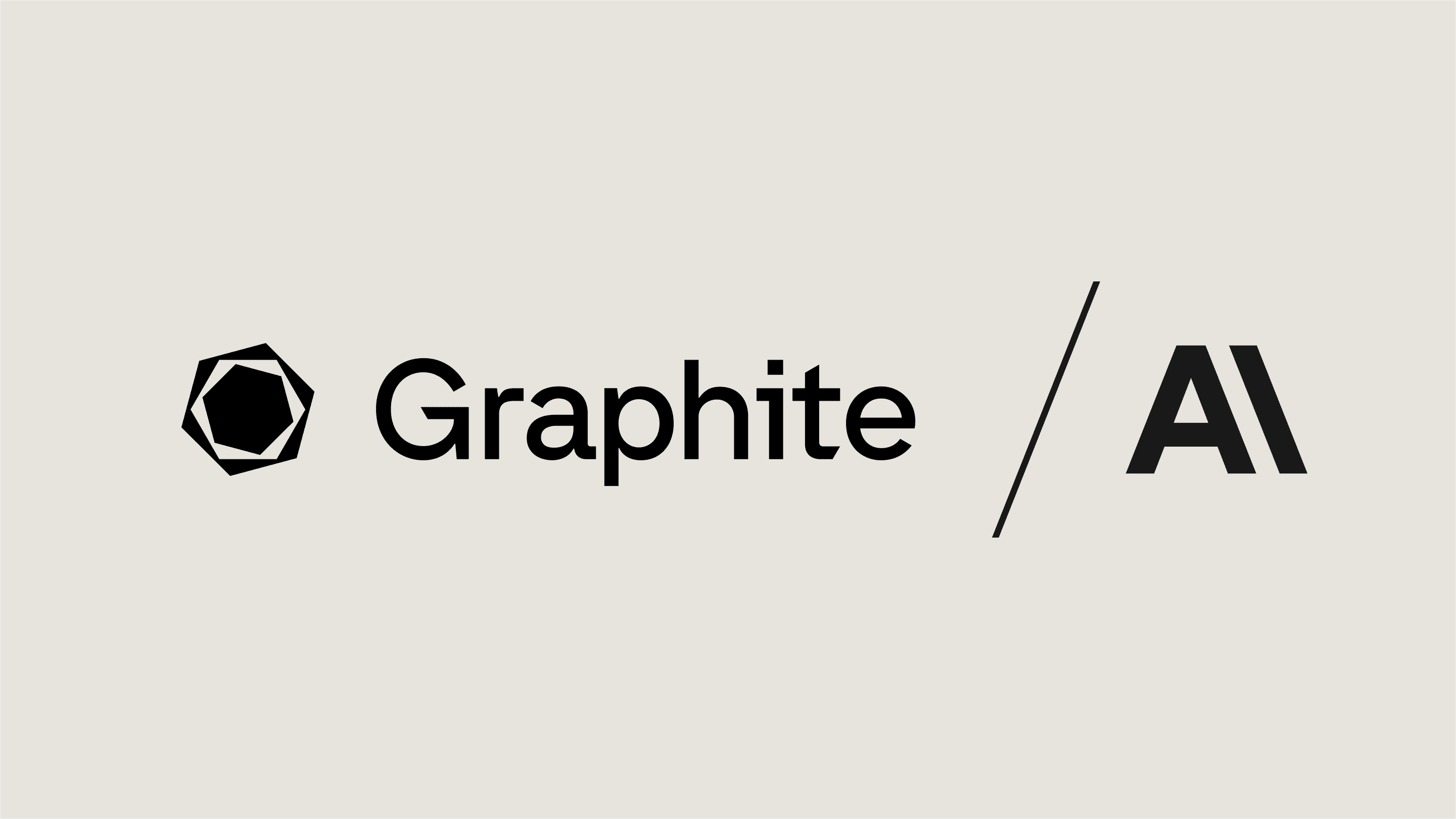 Anthropic and Graphite logo lockup