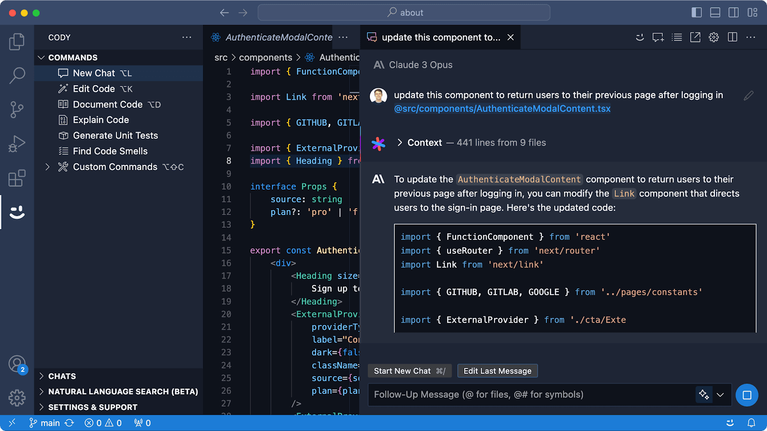 Sourcegraph enhances the intelligence and speed of their AI-powered coding assistant with Claude \ Anthropic